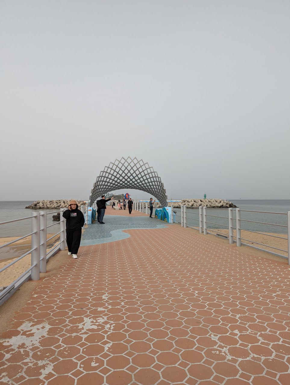 Тихий городок и парк в Корее